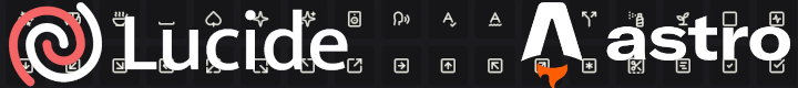 Lucide icons in Astro